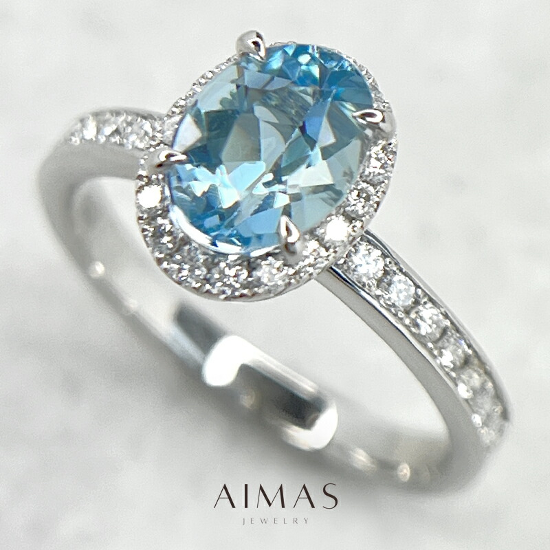 楽天市場】アクアマリン 5.51ct リング 11号 PT900 プラチナ