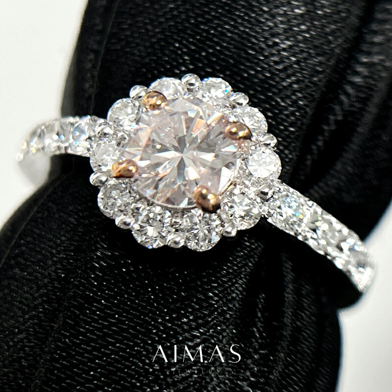 楽天市場】ファンシーオレンジピンクダイヤモンド 0.257ct