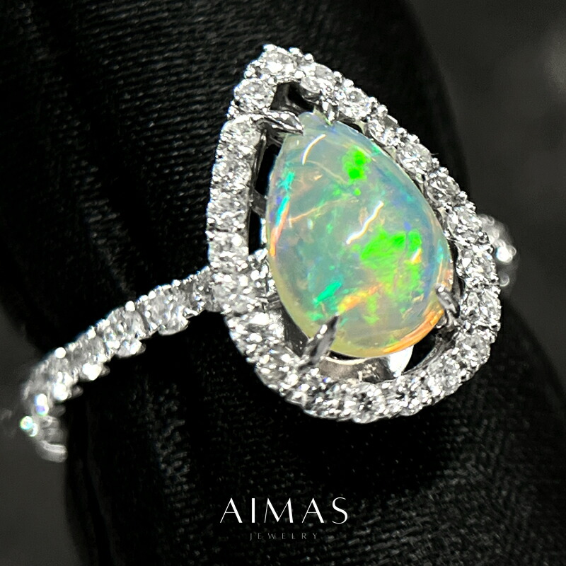 楽天市場】【ｾｰﾙ】オパール 3.08ct リング 11号 PT900 プラチナ