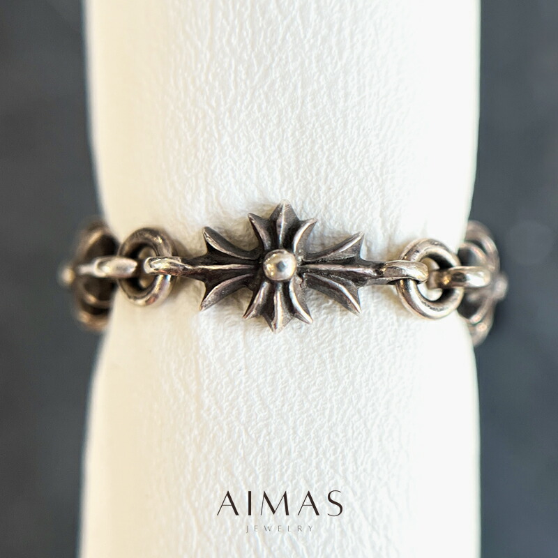 CHROME HEARTS クロムハーツタイニーECHプラスリング サファイア クロムハーツ リング タイニーE CH プラス ブルーサファイア