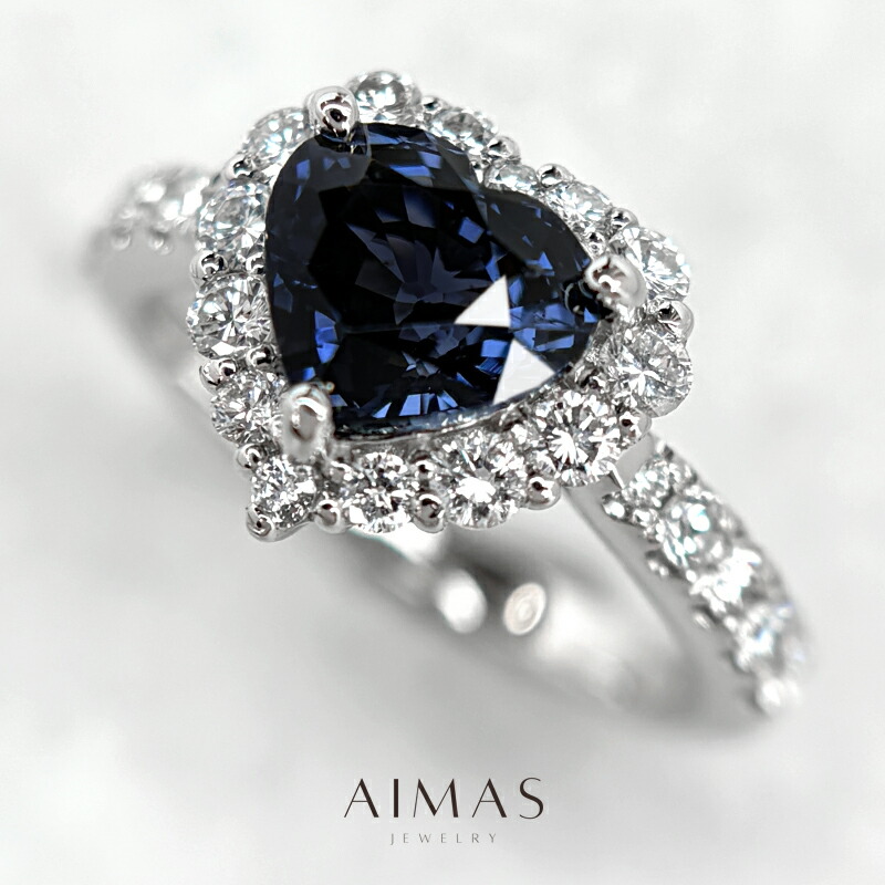 楽天市場】コバルトブルースピネル 1.667ct リング 12.5号 PT900