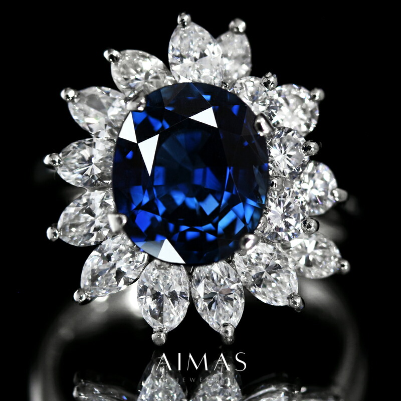 楽天市場】スリランカ産非加熱コーンフラワーブルーサファイア 3.44ct