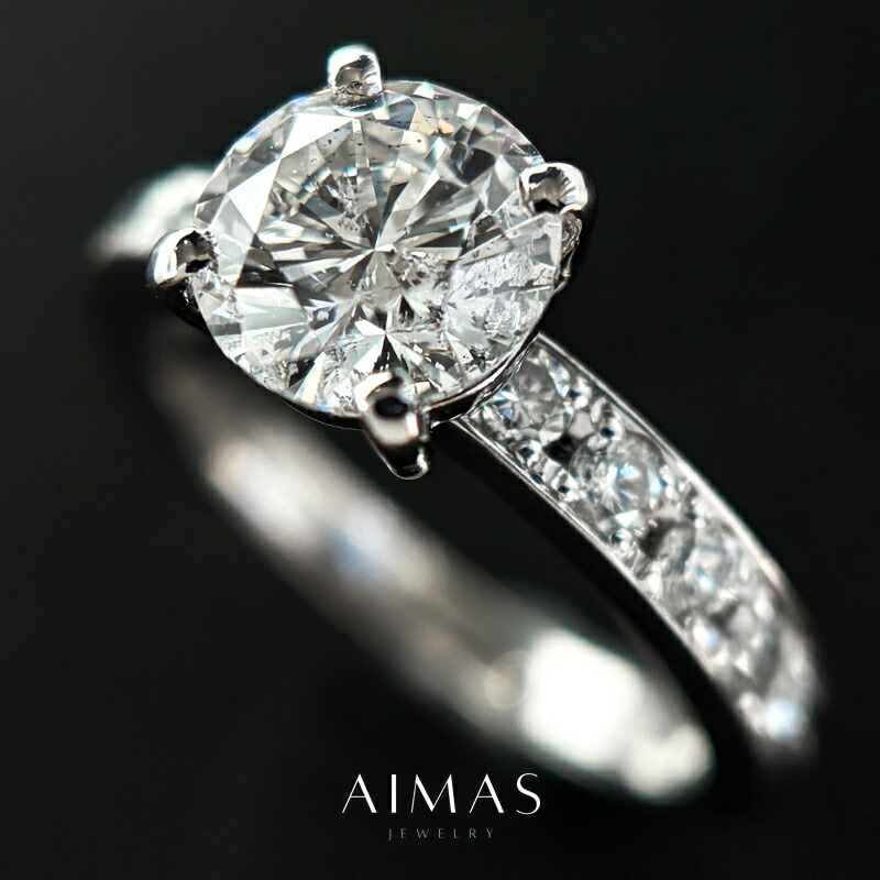 楽天市場】ダイヤモンド 1.078ct (G I1) リング 11号 PT900 プラチナ