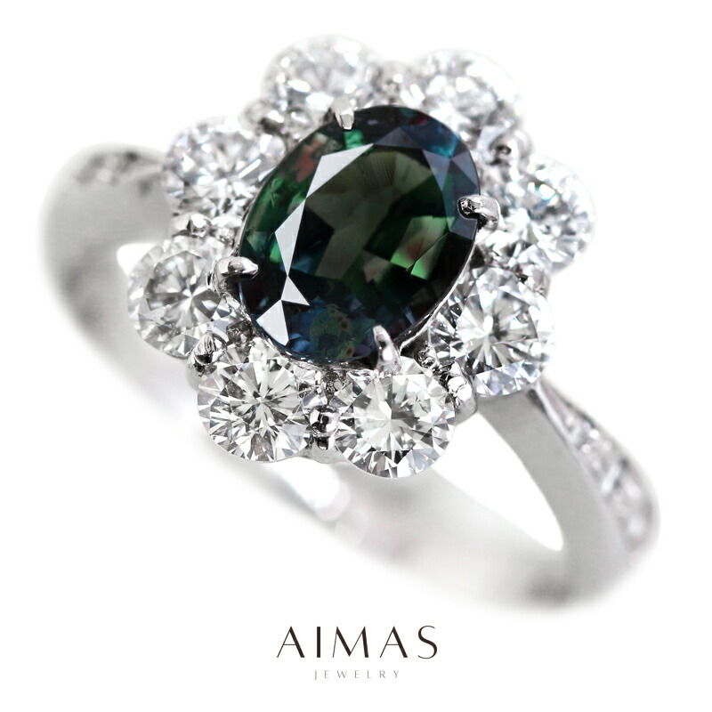 楽天市場】アレキサンドライト 0.703ct リング 13号 PT900 プラチナ