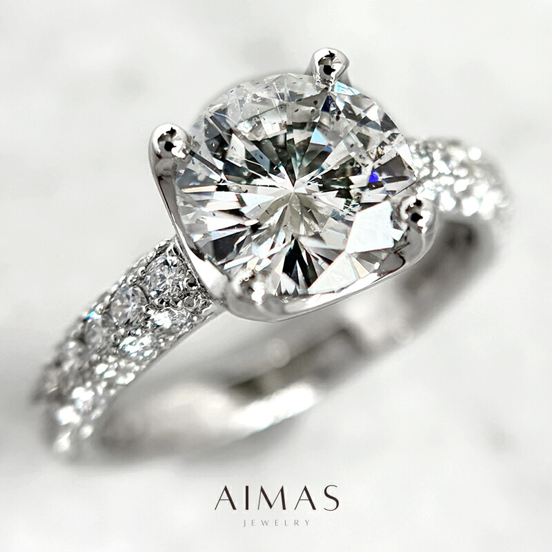 楽天市場】【ｾｰﾙ】メインダイヤモンド 1.03ct (J VVS1) リング 12号