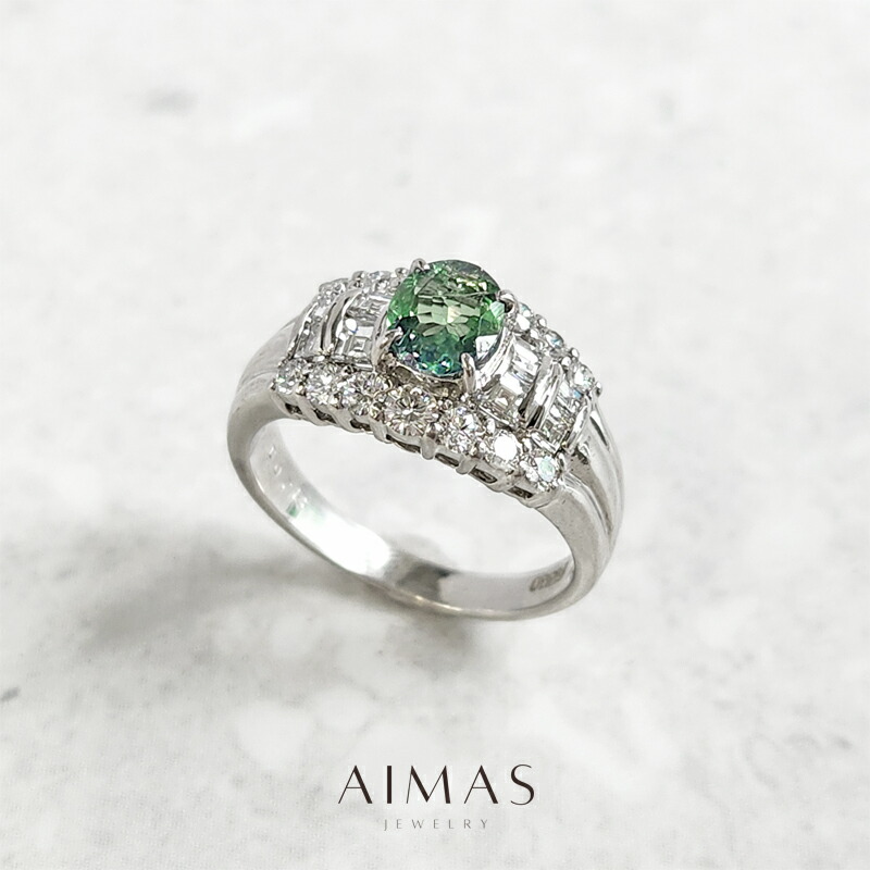 【新品】極上カラーチェンジ 4mm 天然アレキサンドライトリング 11号 新品】極上カラーチェンジ 4mm 天然アレキサンドライト リング