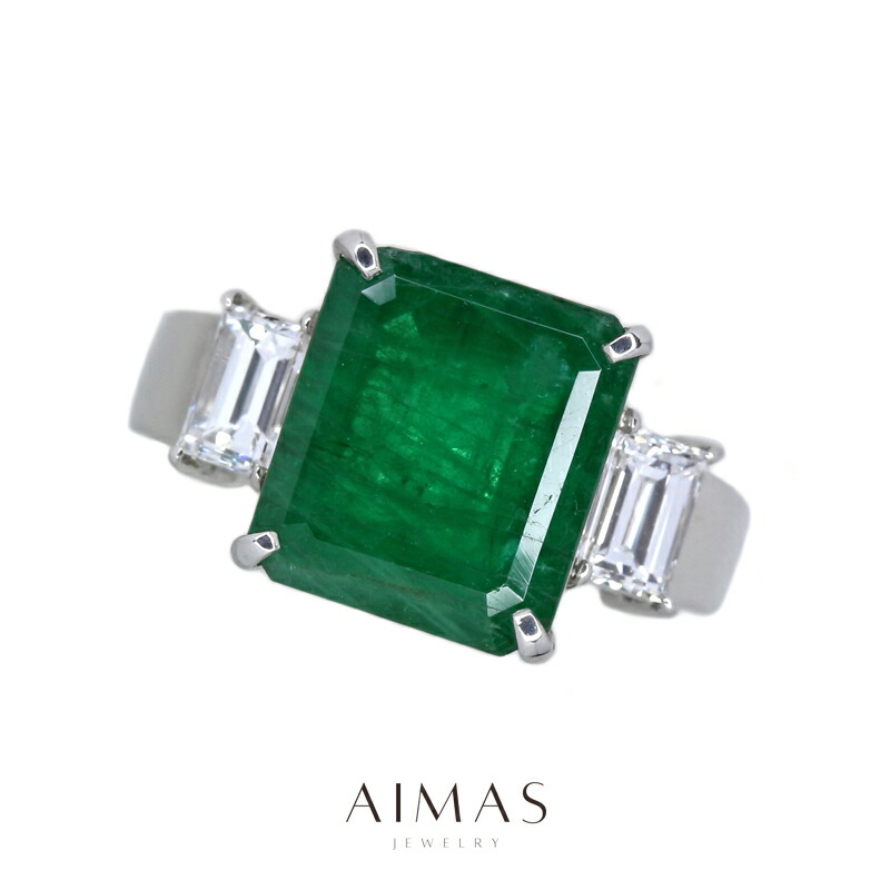 楽天市場】エメラルド 0.65ct リング 12.5号 PT900 (Pm) プラチナ 指輪