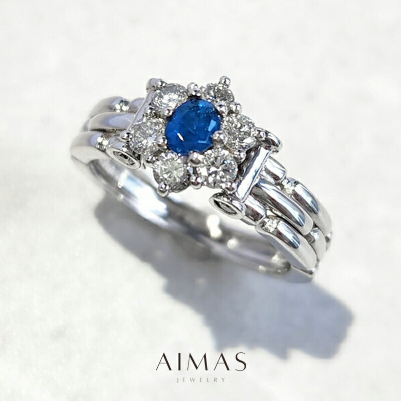 楽天市場】希少石 アウイナイト K18 ゴールド リング アウィナイト 18