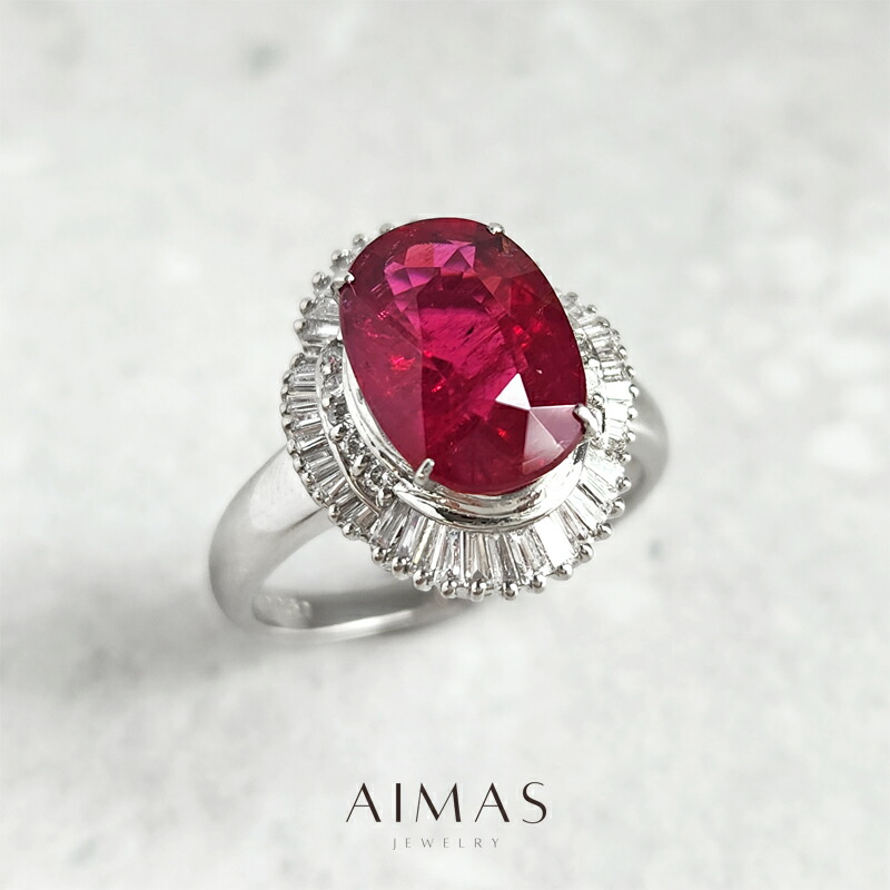 楽天市場】ルベライト 3.86ct ネックレス PT900 PT850 プラチナ