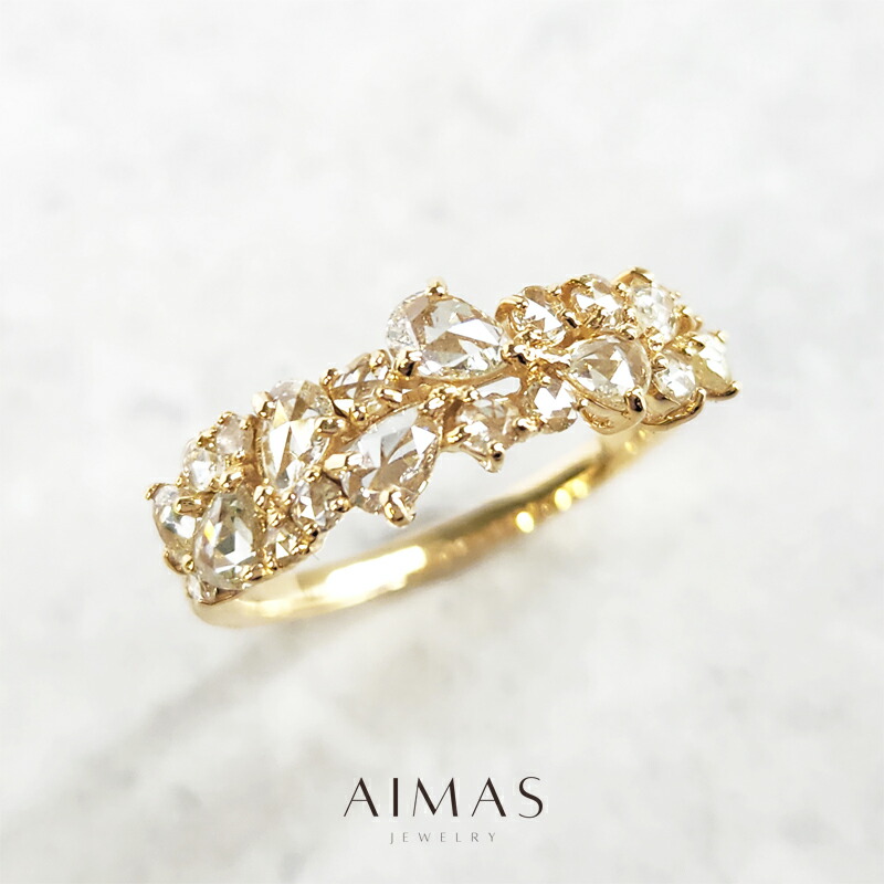 楽天市場】ダイヤモンド 0.5ct リング 13号 K18YG イエロー