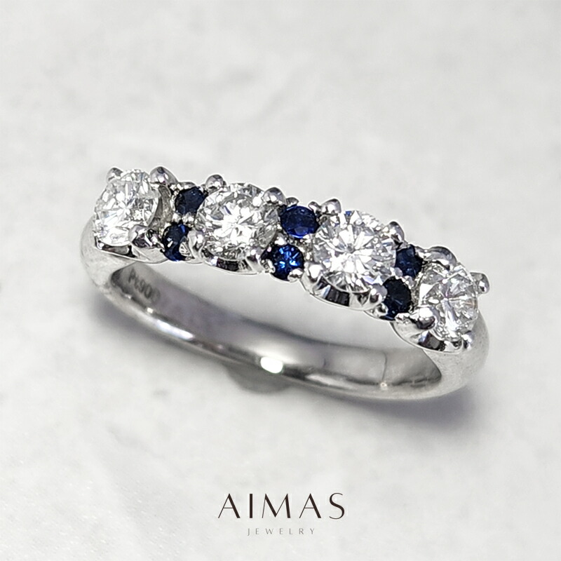 楽天市場】【ｾｰﾙ】ダイヤモンド 1ct ハーフエタニティーリング 9号