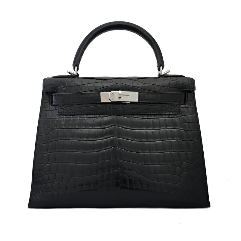 【希少】美品　HERMES エルメス パロニエール　クロコ ハンド バッグ エルメスパロニエール カーキベージュ ゴールド金具 刻印不明