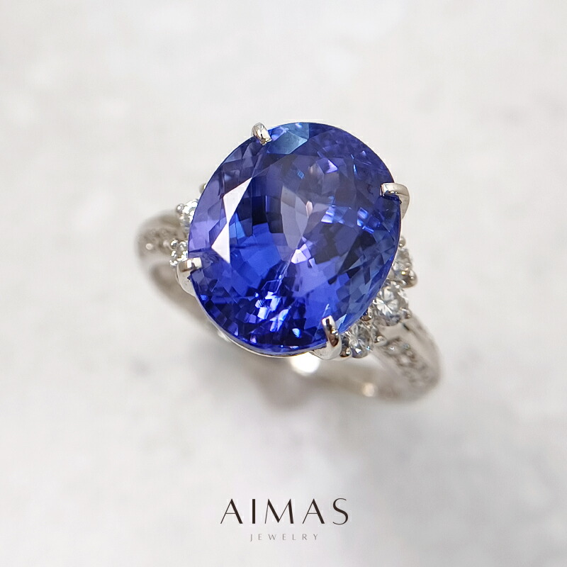 楽天市場】【ｾｰﾙ】タンザナイト 3.02ct リング 10.5号 PT900
