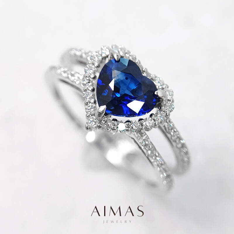 楽天市場】ロイヤルブルーサファイア 1.47ct リング 12号 PT900