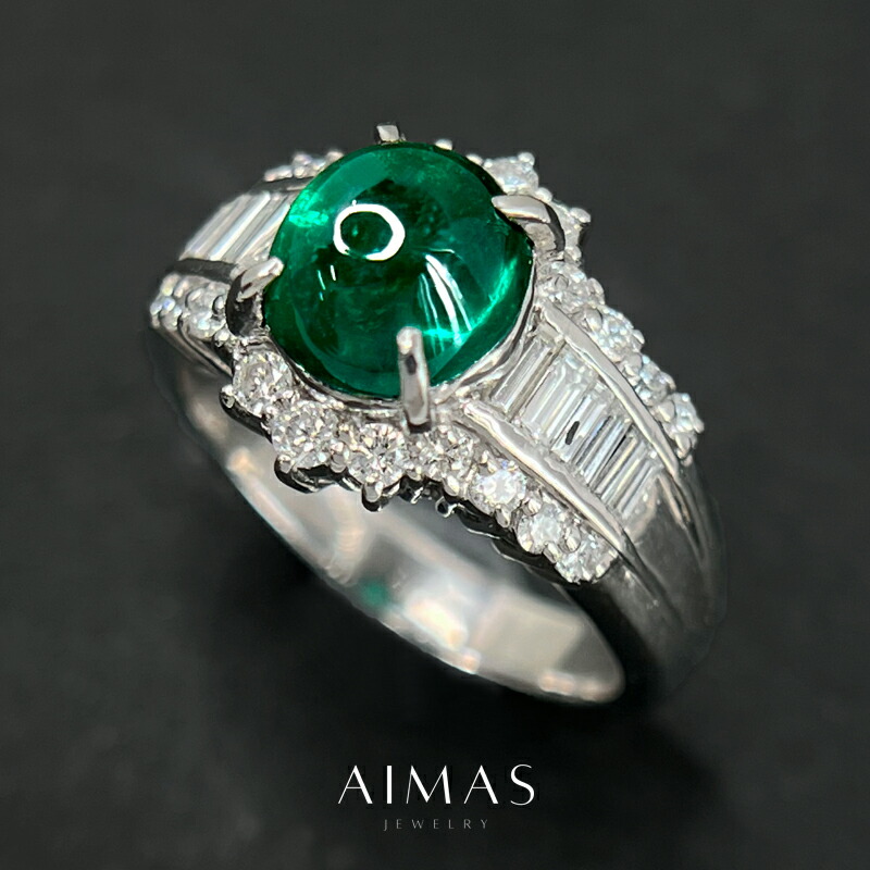 楽天市場】【ｾｰﾙ】エメラルド 2.59ct リング 13号 K18WG