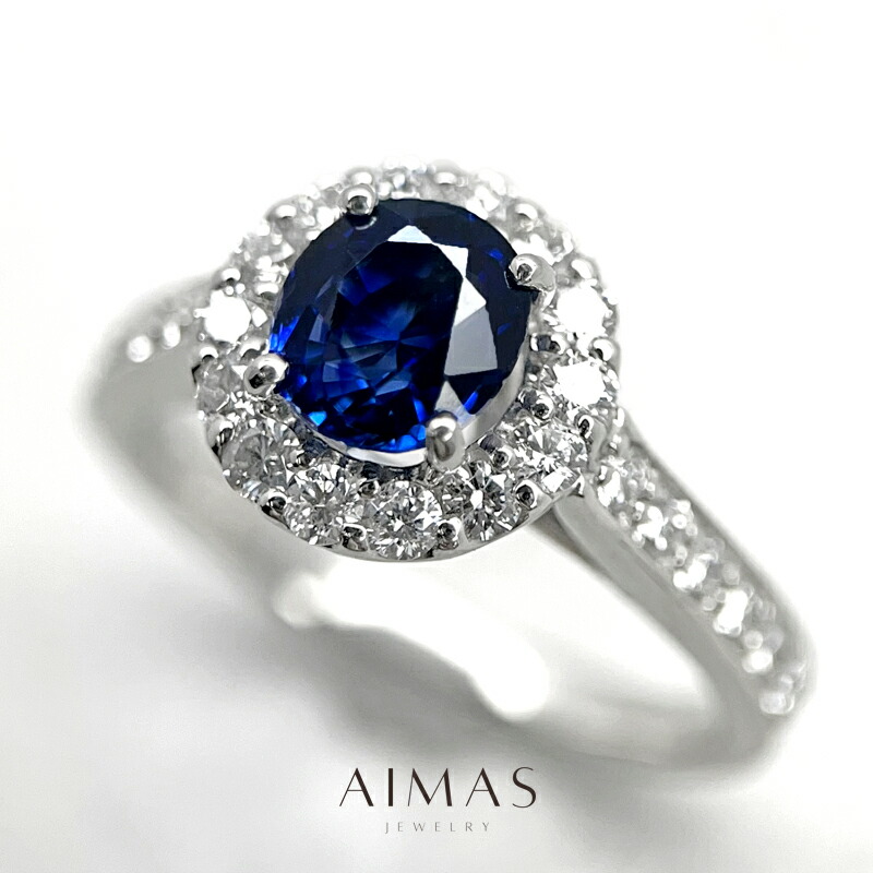 楽天市場】ロイヤルブルーサファイア 1.38ct リング 13号 PT900
