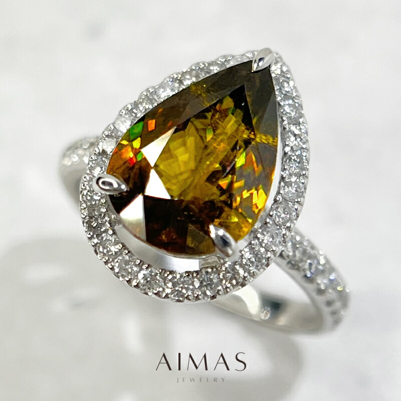 楽天市場】クロムスフェーン 5.44ct リング 11号 PT900 プラチナ