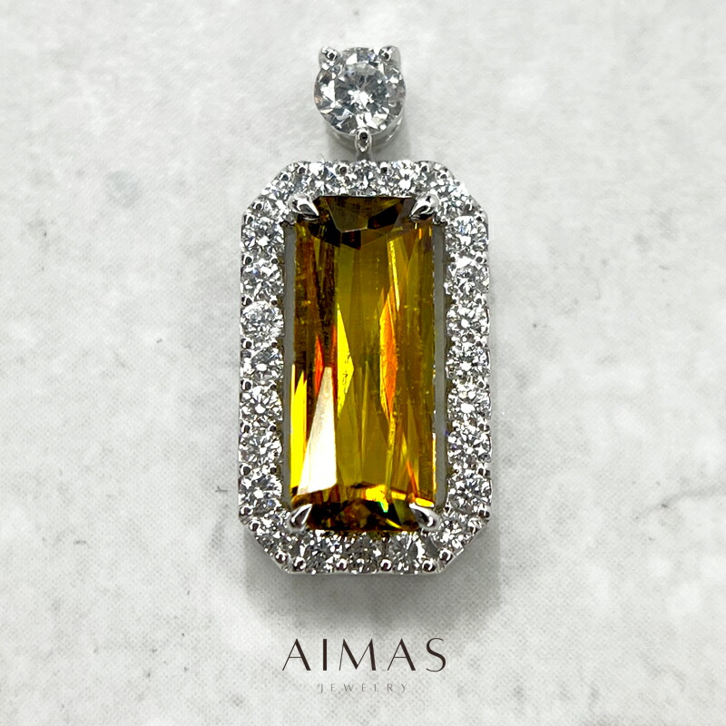 楽天市場】スフェーン 3.24ct リング 12号 PT900 プラチナ 指輪