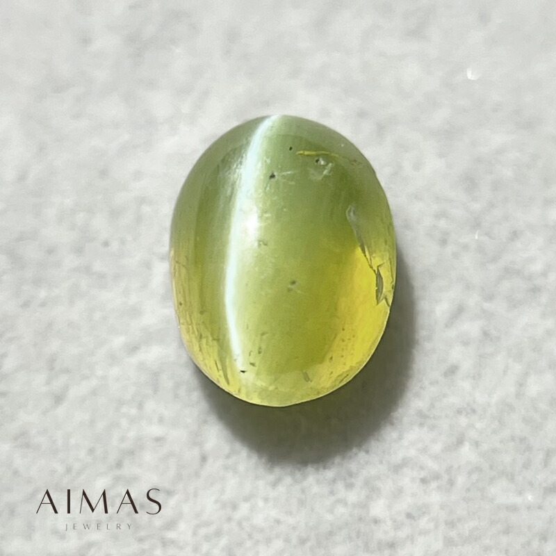 楽天市場】クリソベリルキャッツアイ 2.84ct ルース ◇ カボション