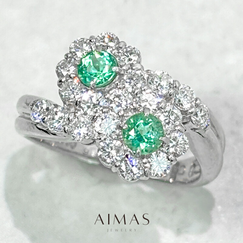 楽天市場】【ｾｰﾙ】パライバトルマリン 0.78ct リング 9号 PT900