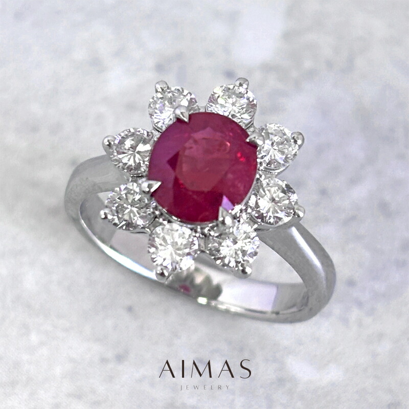 楽天市場】ルビー 1.16ct リング 12.5号 PT900 プラチナ