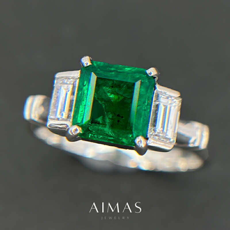 楽天市場】エメラルド 0.65ct リング 12.5号 PT900 (Pm) プラチナ 指輪