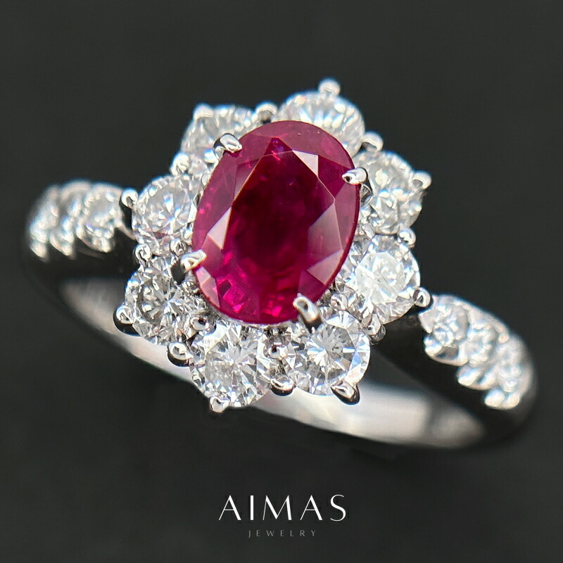 楽天市場】【ｾｰﾙ】タイ産ルビー 2.08ct リング 12号 PT900 プラチナ