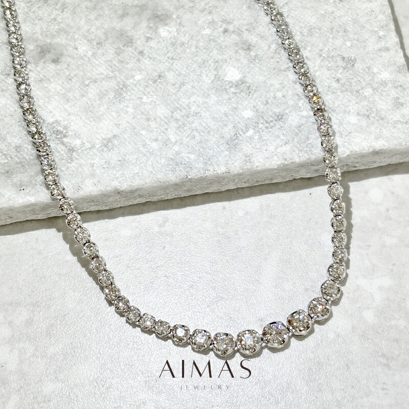 楽天市場】【鑑別書付】計 5ct 天然 ダイヤモンド K18 WG ホワイト