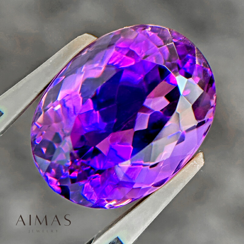 楽天市場】アメジスト 25.4ct ルース ◇ スペードカット