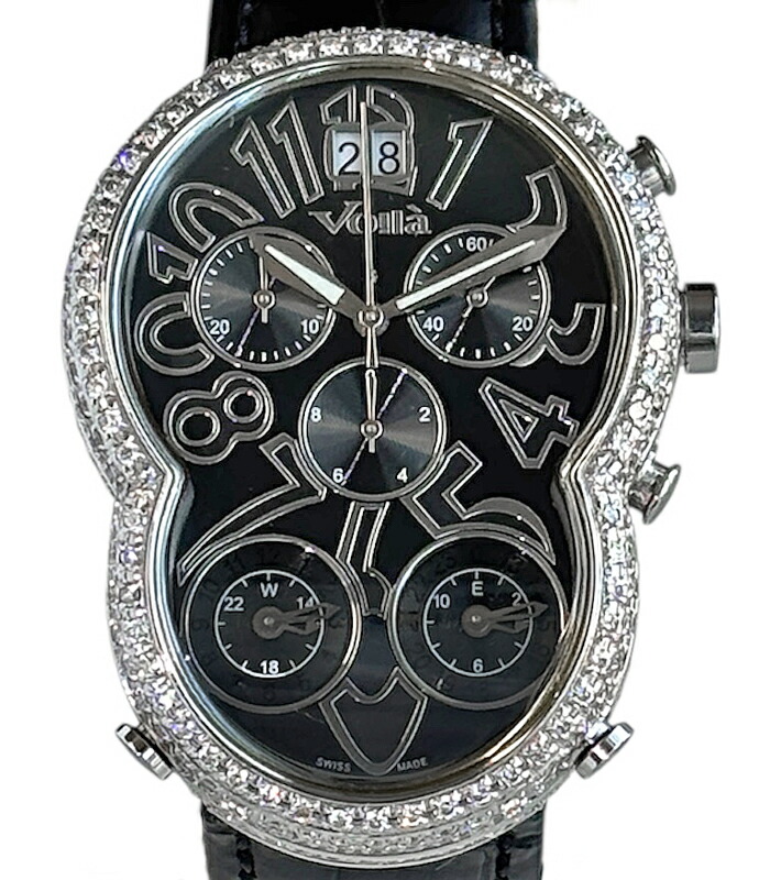 ヴォアラ　VOILA ウォッチ　時計 楽天市場】Vo!la【ヴォアラ】Voila トリプルタイムゾーン クロノグラフ