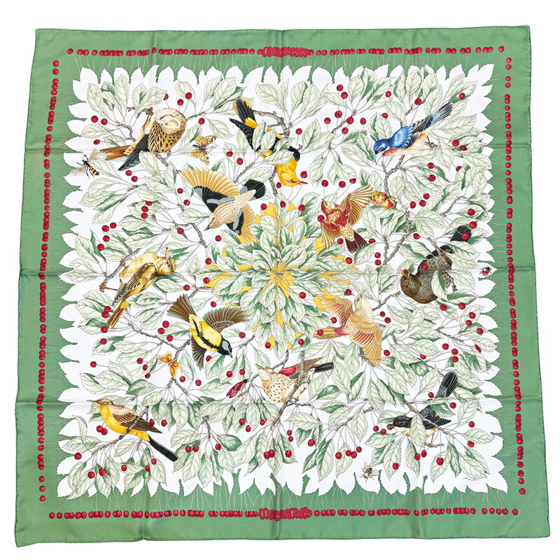 楽天市場】エルメス HERMES カレ 90 スカーフ シャンピニオン