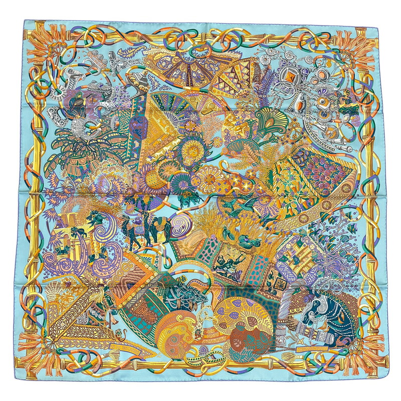 楽天市場】【ｾｰﾙ】【HERMES】エルメス カレ 90 スカーフ 砂漠の