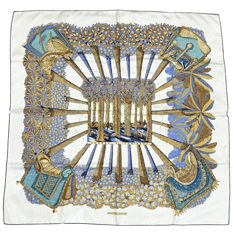 楽天市場】【ｾｰﾙ】【HERMES】エルメス カレ 90 スカーフ 砂漠の