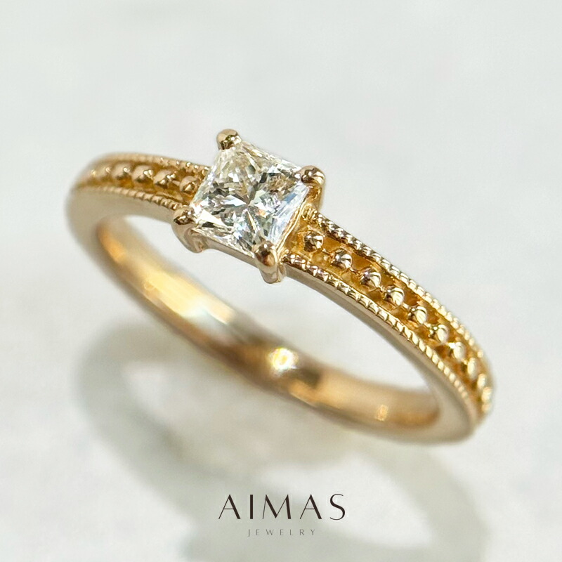 楽天市場】【ｾｰﾙ】ダイヤモンド 0.5ct リング 13号 K18YG イエロー