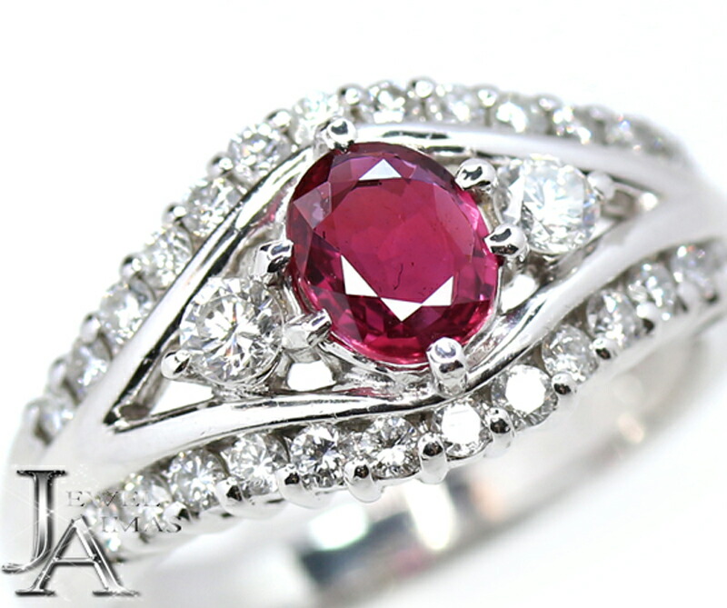楽天市場】リング 指輪 ルビー1.30ct ダイヤモンド0.65ct 10号