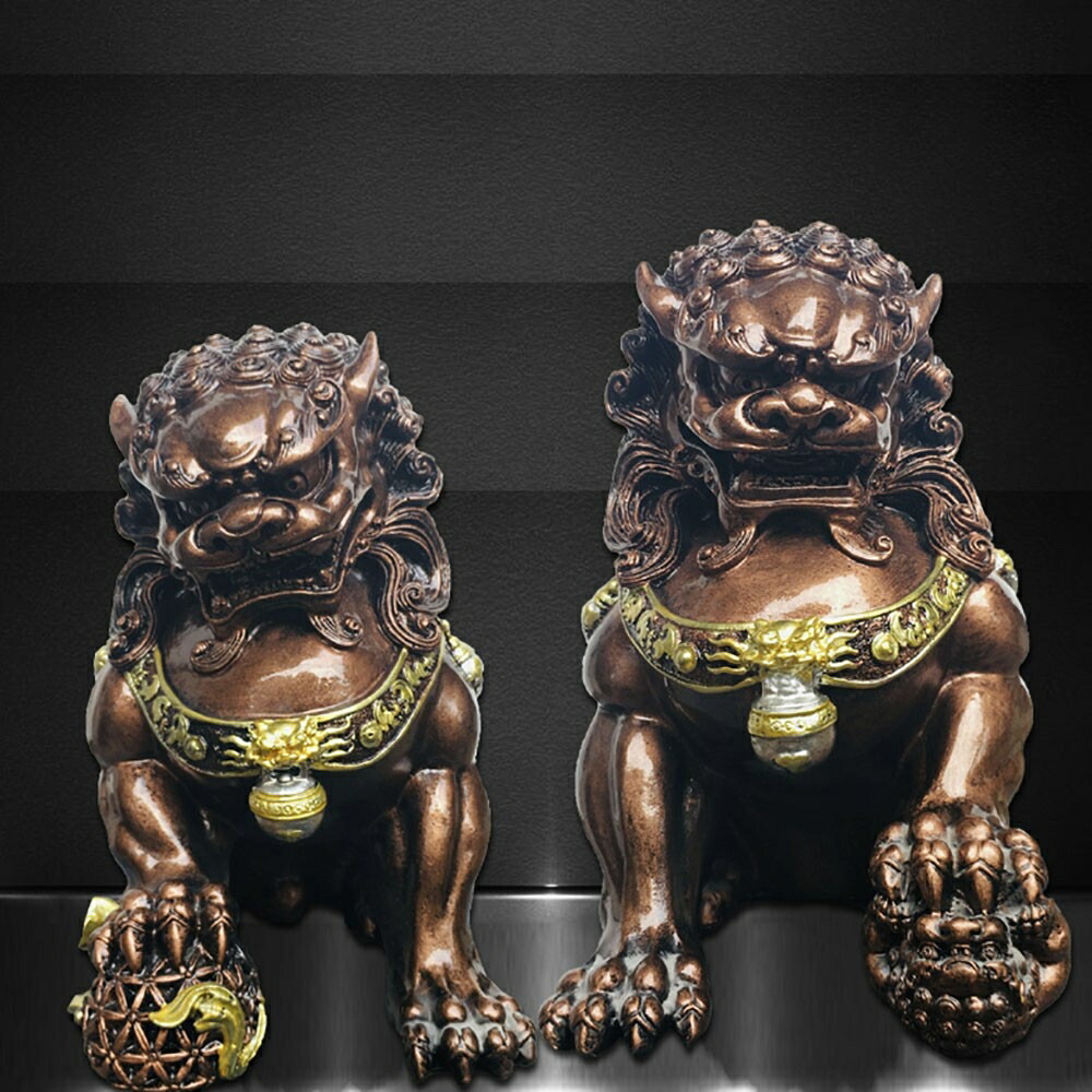 楽天市場 置物 風水 玉を持つ獅子 狛犬 シーサー 右向きor左向き 獅子 百獣の王 風水グッズ 獣 ししの置物 インテリア 開運祈願 風水インテリア 開運グッズ 開運アイテム グッズ 樹脂製 ラッキー 寝室 リビング 神 パワースポット Aio Online Store