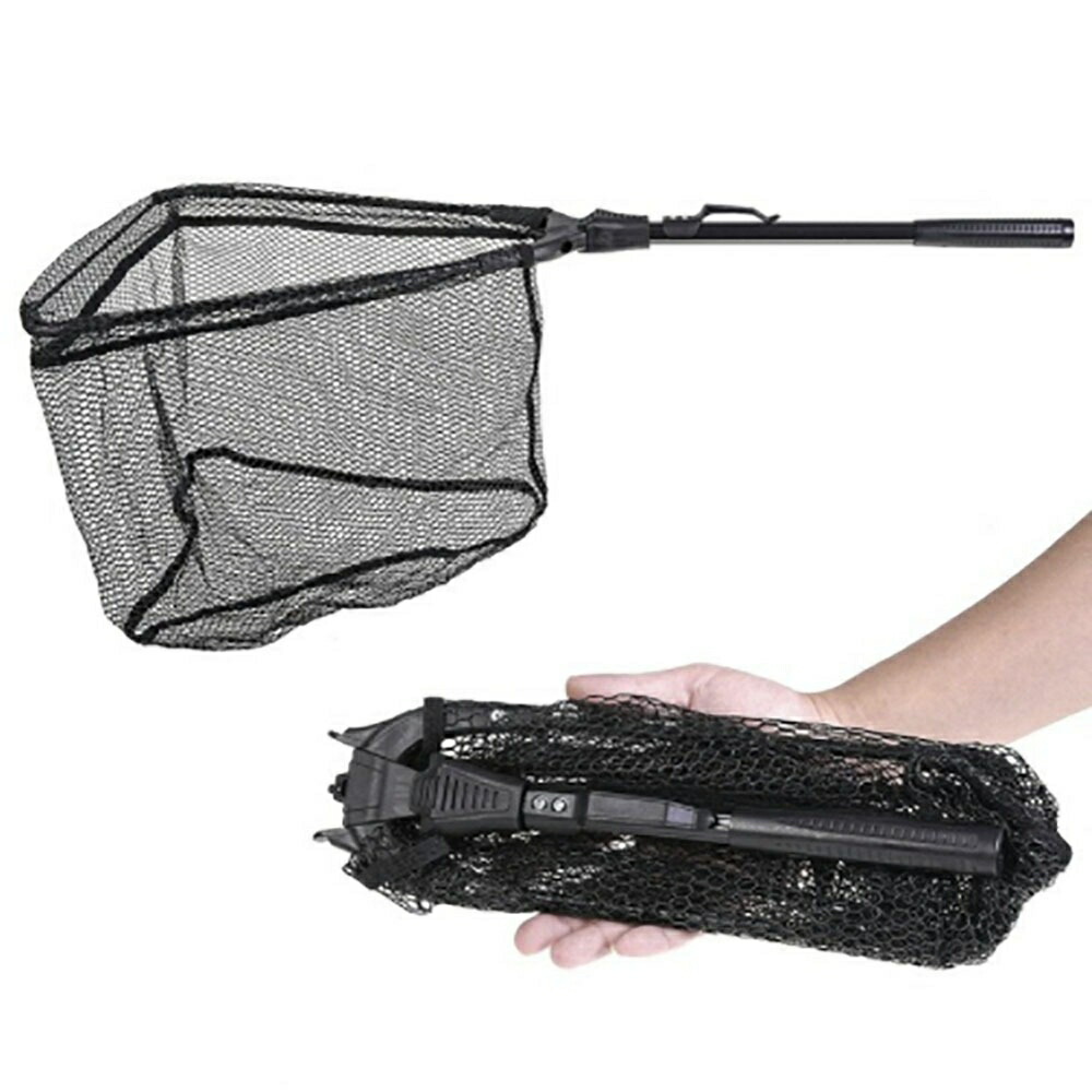 釣具 三角 タモ網 75cm ブラック ランディングネット 伸縮 大型タイプ アルミ製 釣り用品 あみ 折りたたみ式 組み立て 魚捕り網 漁網 伸縮式シャフト 釣り用具 フィッシング 釣り 小継 軽量 玉網 海 砂浜 堤防 釣り人 septicin Com