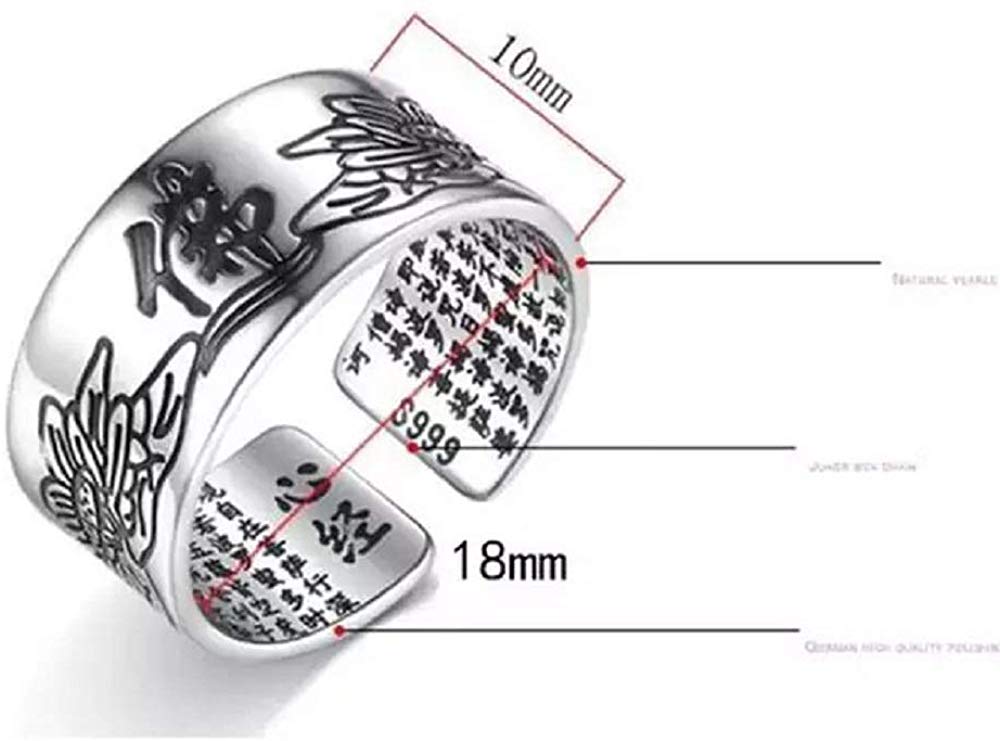 佛 蓮花 般若心経 フリー号土俵 指輪 分かり易い 着飾る条目 リング ステンレス鋼 かっこいい 韓動向 愛しい リング書き割り メンズ レディース 成人男性 嬶 男女兼用 ユニ交合 下され物 差し上げ物 Nobhillmusic Com