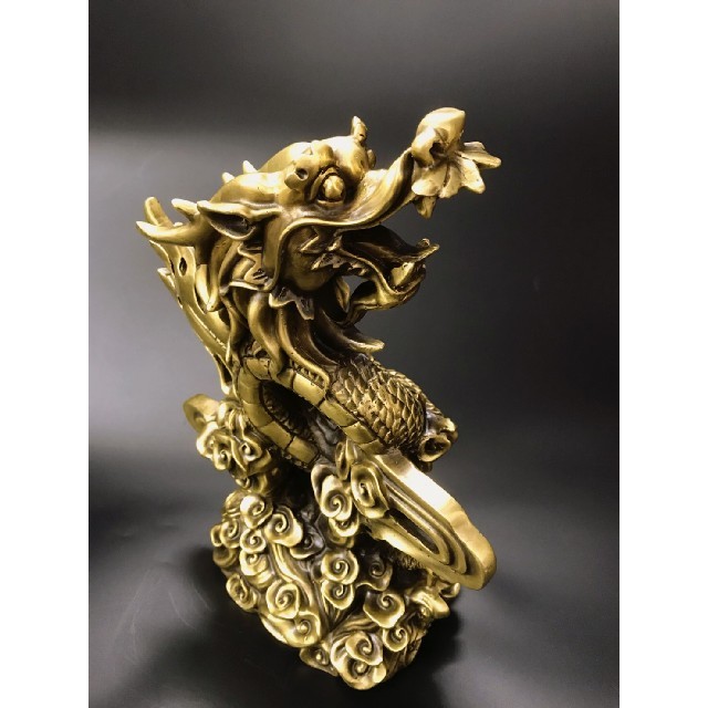 昇龍 銅製 置物 開運厄除 祈願成就 ドラゴン 置物 風水 アイテム 龍 竜 龍神 パワースポット 真鍮 開運 金運 財産運 出世運 恋愛運 幸福 成功 プレゼント 贈り物 Mybluehotel Com Br