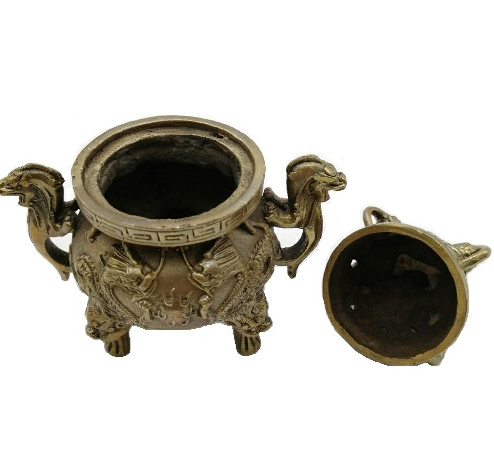 香炉 獅子 龍 銅製開運風水 九龍香炉 大 香炉 茶器 酒壺 香立て 開運風水龍置物 おしゃれ オフィス 玄関先 お香たて 香皿 香立 祝い 誕生日 プレゼント バリ雑貨 Marcsdesign Com