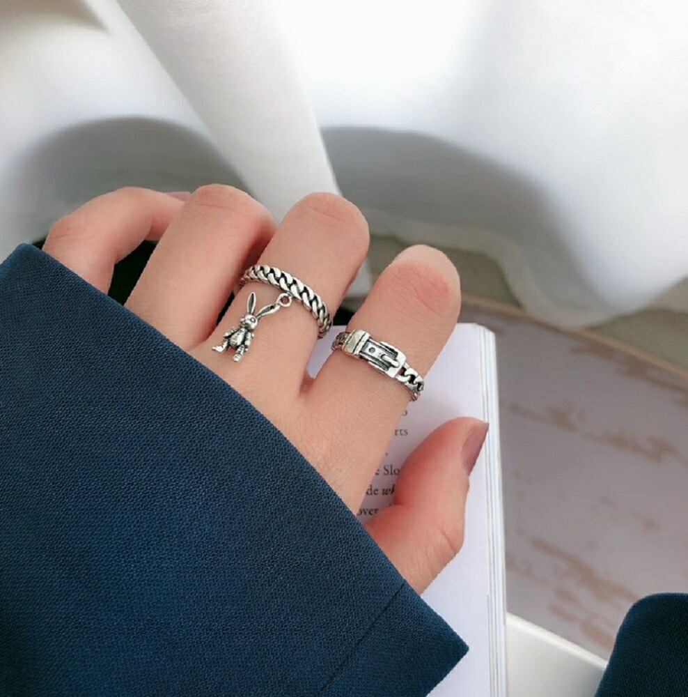 リング 指輪 ラビットチェーンリング ウサギ ラビット Rabbit ウサちゃん 兎 うさぎ ウサギ指輪 ウサギリング 動物モチーフ 指輪 女性 男性 プレゼント アニマル リング お洒落 オシャレ アフリカ サバンナ 大自然 Crunchusers Com