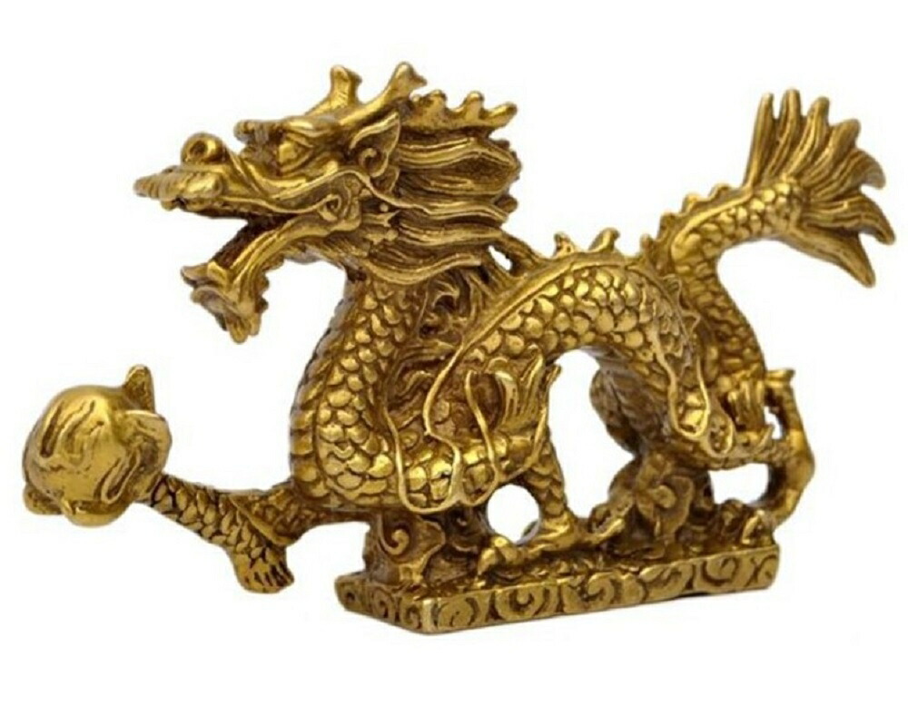 楽天市場】【楽天1位4冠達成！】置物 龍神 尻尾に玉を持つ龍 五