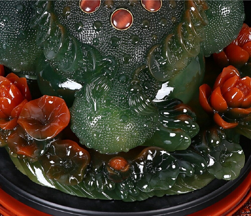 風水 蛙 特大 蓮の上に座る 蓮の花 カエル シリトン 超特大 風水アイテム 大盛況 超縁起物 幸運 祈り 浄化 金運 宝くじ 金運アップ 最強 商売繁盛 開店祝い 祝い 贈り物 お店 店舗 プレゼント 経営者 経営 玄関 置物 インテリア Prescriptionpillsonline Is