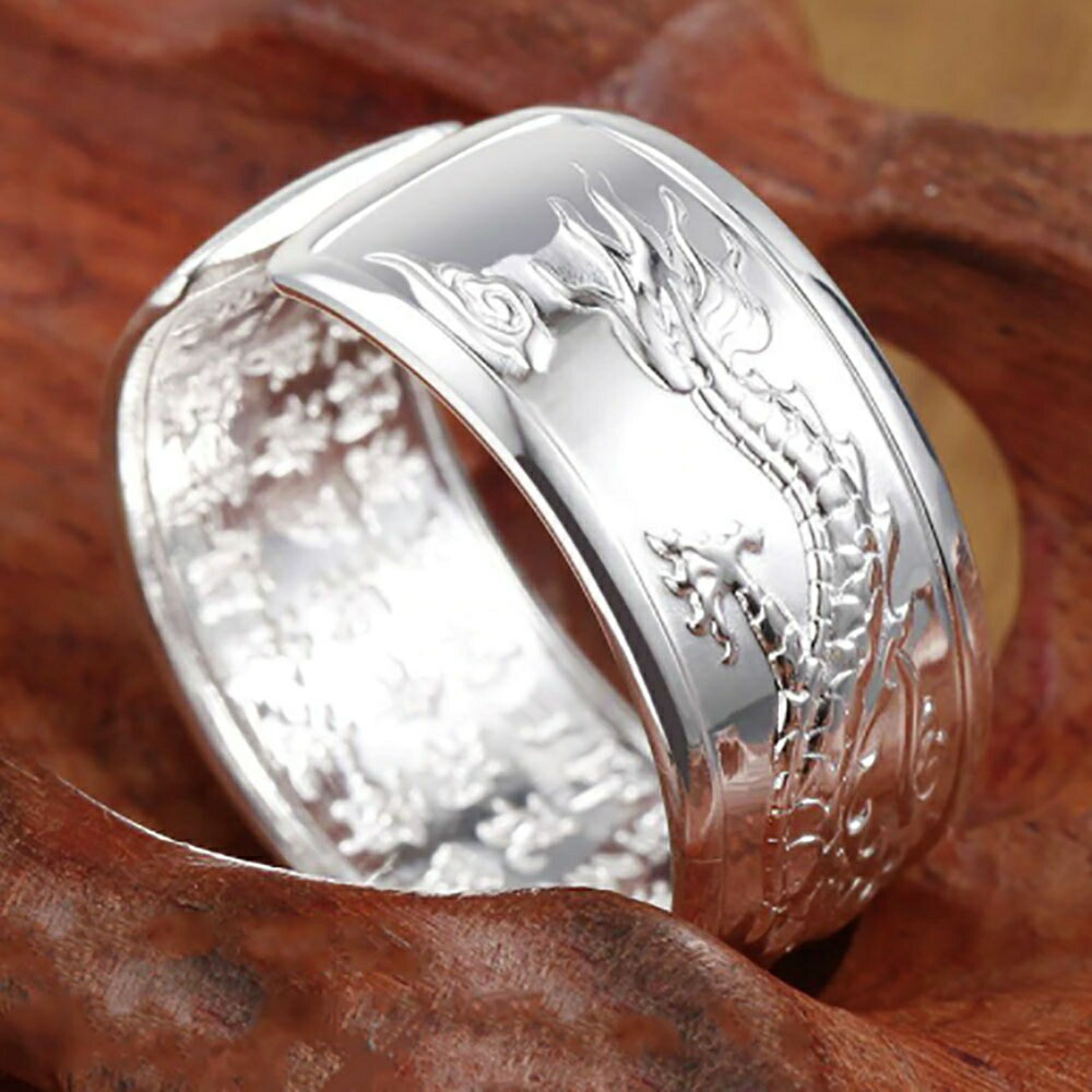 リング ドラゴン フライングドラゴン 指輪 龍 竜 シルバーアクセサリー ヒップホップ アクセサリー ジュエリー ジュエル Jewel レゲエ クラブclub メンズ 男女兼用 Hiphop ヒップホップ系 ストリート系 B系 開運 金運 Letempslev K7a Com