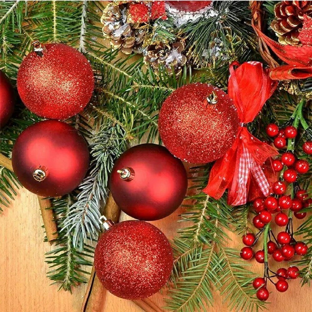 装飾オーナメント超豪華100個セット選べる3色クリスマス100個ゴールドorシルバーorレッド豪華セットクリスマスツリー飾り付け飾り華やかおしゃれクリスマスパーティーボールDIYデコレーション雑貨パーティーグッズ