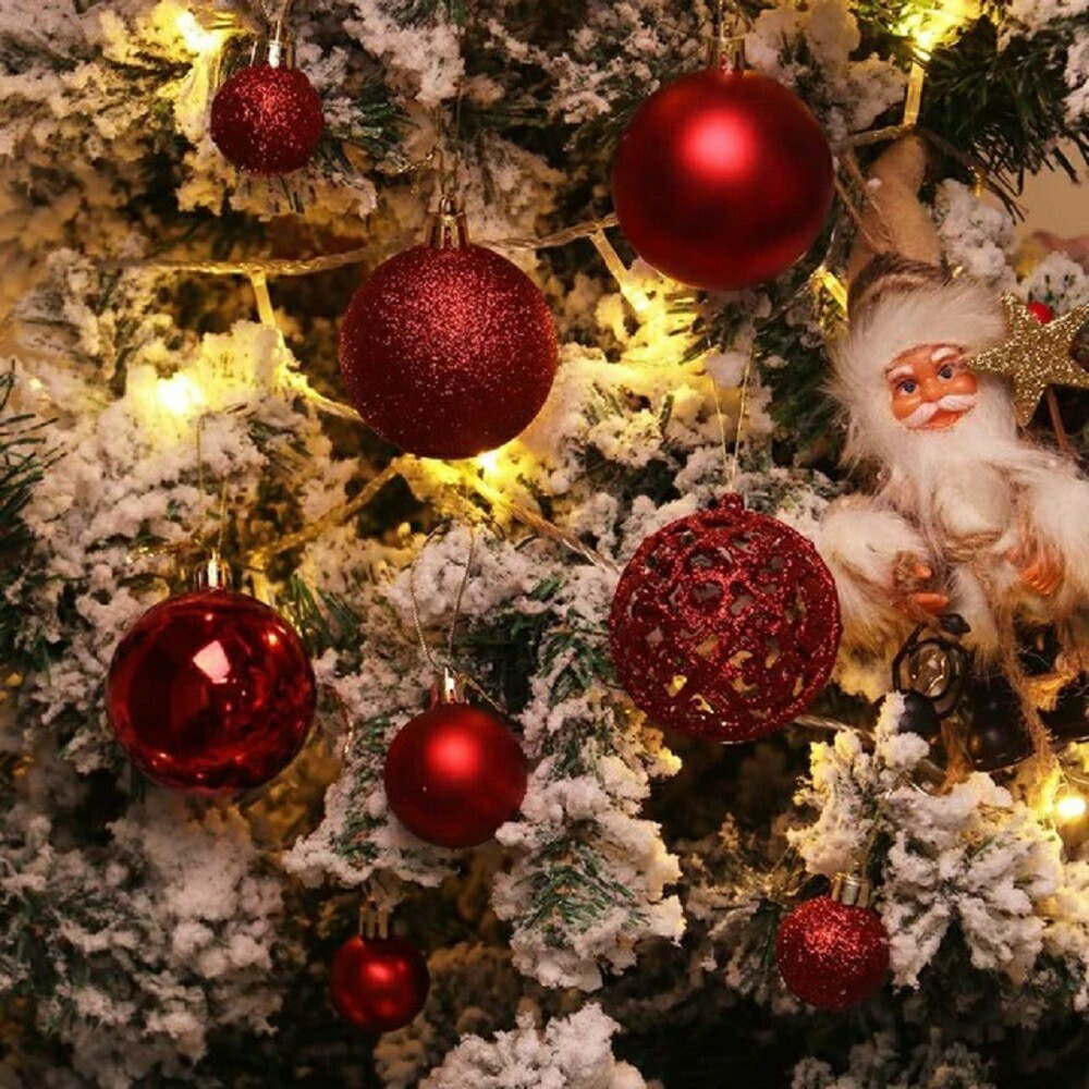 装飾オーナメント超豪華100個セット選べる3色クリスマス100個ゴールドorシルバーorレッド豪華セットクリスマスツリー飾り付け飾り華やかおしゃれクリスマスパーティーボールDIYデコレーション雑貨パーティーグッズ