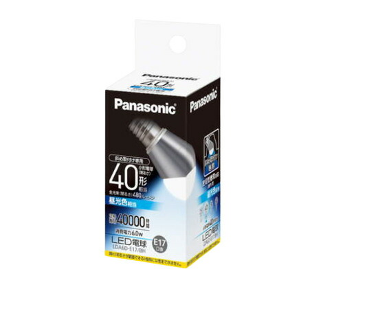 【生産終了品】　Panasonic LDA6L-H-E17/BH/S 生産終了品】パナソニック LED電球 LDA6L-H-E17BHS 4個セット
