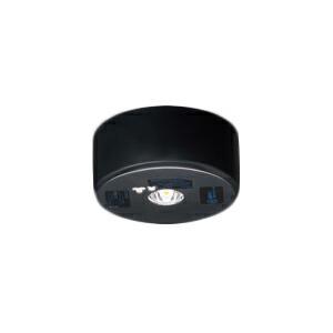 (手配品) (10台セット)LED非常灯 LEDEM09821MK 東芝ライテック 低天井用直付黒色LED非常灯専用形