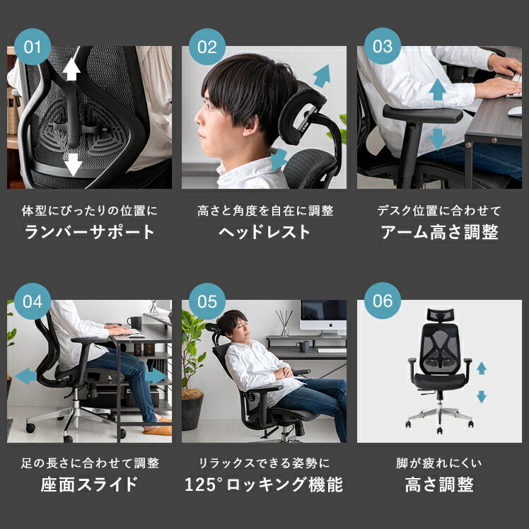 オフィスチェア メッシュ デスクチェア おしゃれ チェア 椅子 イス リモートワーク テレワーク 在宅 シンプル ヘッドレスト ロッキング アーム調節 パソコンチェア パーソナルチェア Soho キャスター付き アームレスト 黒色 Act Chair アクトチェア Nerodesign Com Br