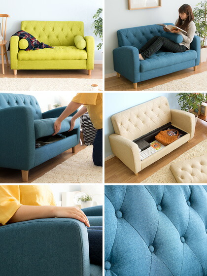 2人掛け ソファ ソファ コンパクト グリーン かわいい 収納 二人掛け グリーン ソファー かわいい シンプル キルティング おしゃれ 収納付き 北欧 ローソファー 収納ソファ 二人掛け 2p ソファー 収納 ソファ 収納付きソファ 北欧 ソファ 2人掛け コンパクト ローソファー
